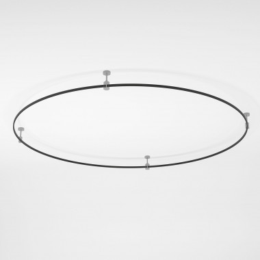 Esthetic Magnetic Шинопровод Round черный Ø1800 85218/00 — Multielectrika