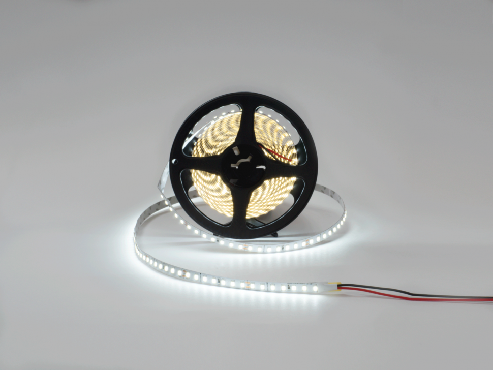 Лента светодиодная SMD 2835, 126 LED/м, 13 Вт/м, 24В, IP20, Холодный белый фото 1 — Multielectrika