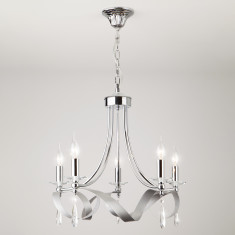 Подвесная люстра в классическом стиле 60064/5 хром &mdash; Multielectrika