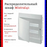 Распределительный шкаф ABB Mistral41 36 мод., IP41, встраиваемый, термопласт, белая дверь, 1SLM004102A1106