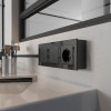 Коробка для накладного монтажа черный W8000008 фото 3 &mdash; Multielectrika