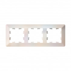 Рамка на 3 поста Systeme Electric AtlasDesign Air жемчуг &mdash; Multielectrika