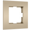 W0012911/ Рамка на 1 пост Slab (шампань софт) W0012911 фото 1 — Multielectrika