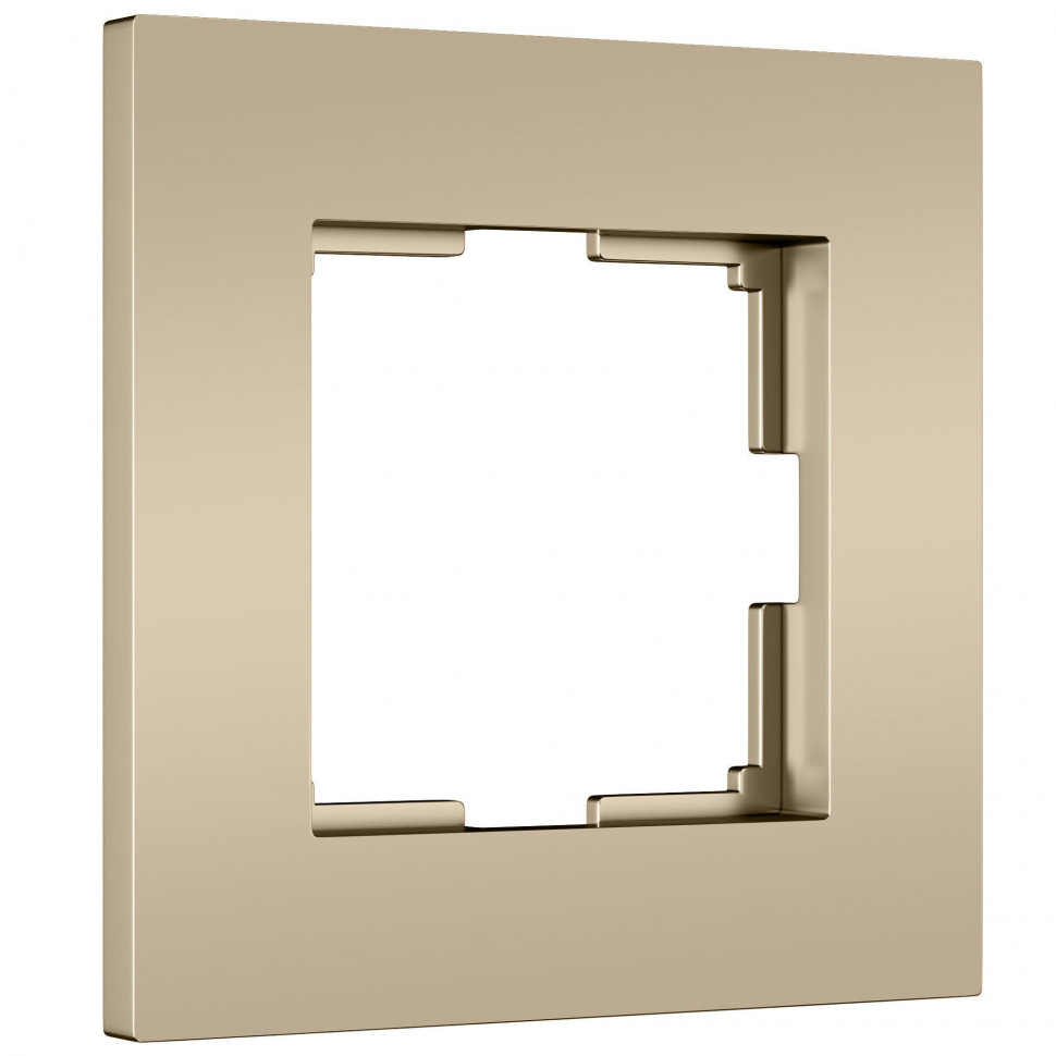 W0012911/ Рамка на 1 пост Slab (шампань софт) W0012911 фото 1 &mdash; Multielectrika