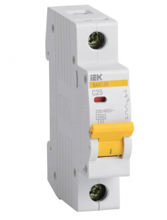 Автоматический выключатель ВА47-29 1Р 25А 4,5кА характеристика С IEK MVA20-1-025-C &mdash; Multielectrika