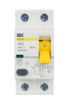 УЗО ВД1-63 2Р 40А 30мА тип AC IEK MDV10-2-040-030 фото 1 — Multielectrika