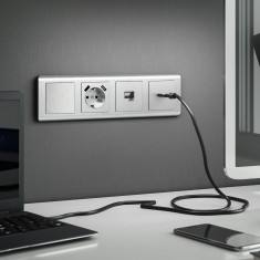 Заглушка (серебряный рифленый) W1159209 &mdash; Multielectrika