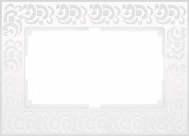 Рамка для двойной розетки (белый) W0082301 — Multielectrika