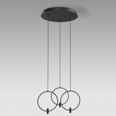 Подвесной светильник 50257/3 LED черный &mdash; Multielectrika