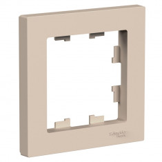 Рамка на 1 пост Systeme Electric AtlasDesign, песочный &mdash; Multielectrika