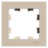 Рамка на 1 пост Systeme Electric AtlasDesign, песочный фото 2 — Multielectrika