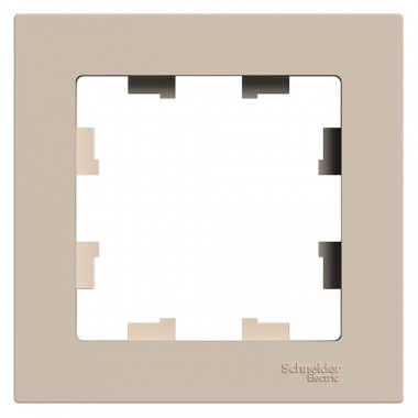 Рамка на 1 пост Systeme Electric AtlasDesign, песочный — Multielectrika