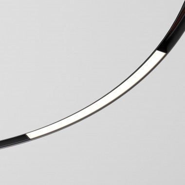 Slim Magnetic Трековый светильник для радиусного шинопровода 16W 4200K Planar чёрный Ø 1200мм 85182/01 &mdash; Multielectrika