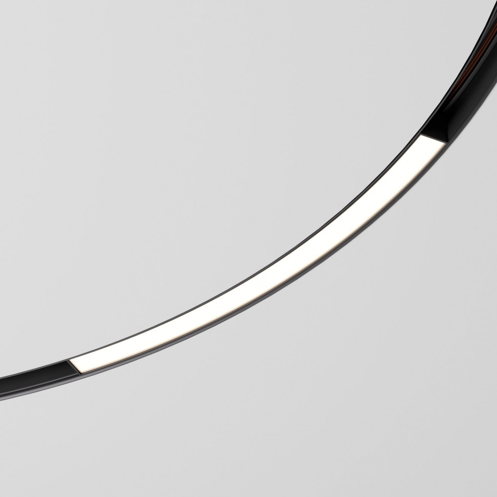Slim Magnetic Трековый светильник для радиусного шинопровода 16W 4200K Planar чёрный Ø 1200мм 85182/01 фото 1 &mdash; Multielectrika