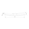 Slim Magnetic Трековый светильник для радиусного шинопровода 16W 4200K Planar чёрный Ø 1200мм 85182/01 фото 4 &mdash; Multielectrika
