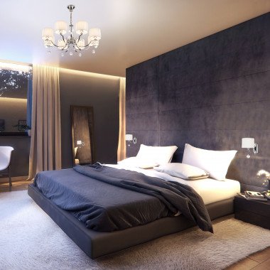 Настенный светильник с тканевым абажуром 60095/1 хром — Multielectrika