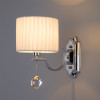 Настенный светильник с тканевым абажуром 60095/1 хром фото 6 — Multielectrika