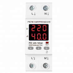 Реле напряжения c контролем тока DigiTOP (ROSTOKELECTRO) VA-40A &mdash; Multielectrika