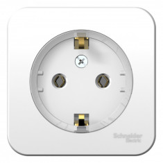 Розетка силовая, компакт Systeme Electric Blanca без шторок, с изолир. пластиной, белая 16А &mdash; Multielectrika