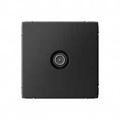 Розетка TV Systeme Electric ArtGallery проходная 4DB, базальт &mdash; Multielectrika