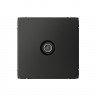 Розетка TV Systeme Electric ArtGallery проходная 4DB, базальт