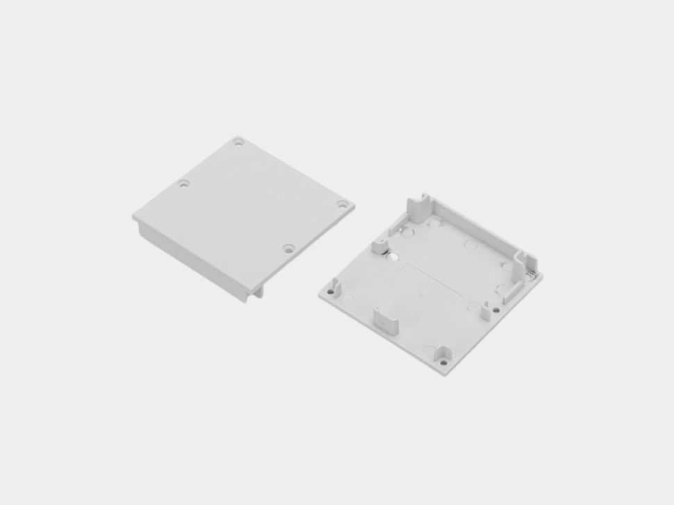 Заглушки LS5050-W-ECS для профиля LS.5050-W (комплект, 2 шт) фото 1 — Multielectrika