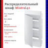 Распределительный шкаф ABB Mistral41 36 мод., IP41, встраиваемый, термопласт, белая дверь, 1SLM004102A1107