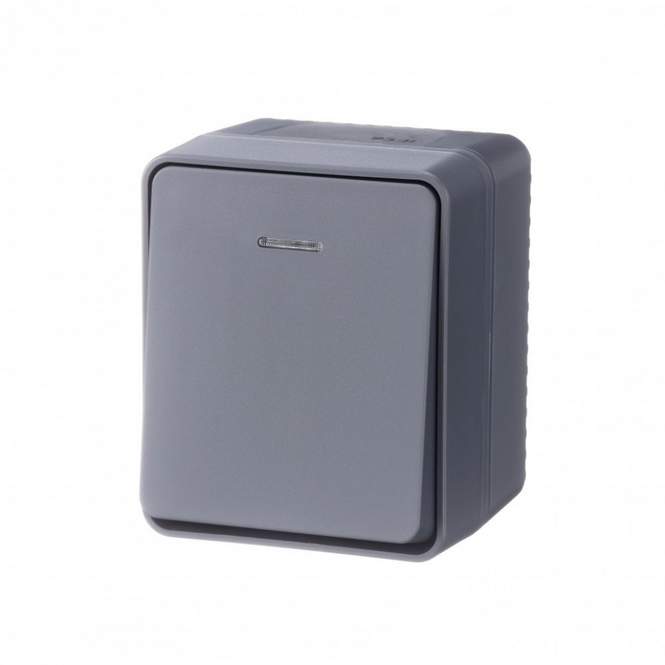 Выключатель 1-клавишный 10 АХ с подсветкой Schneider Electric AtlasDesign Profi54, антрацит ATN544013 фото 1 — Multielectrika Выключатель 1-клавишный 10 АХ с подсветкой Schneider Electric AtlasDesign Profi54, антрацит ATN544013 фото 1 — Multielectrika