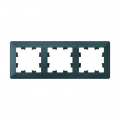 Рамка на 3 поста Systeme Electric AtlasDesign Air изумруд &mdash; Multielectrika