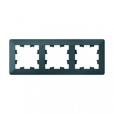 Рамка на 3 поста Systeme Electric AtlasDesign Air изумруд — Multielectrika