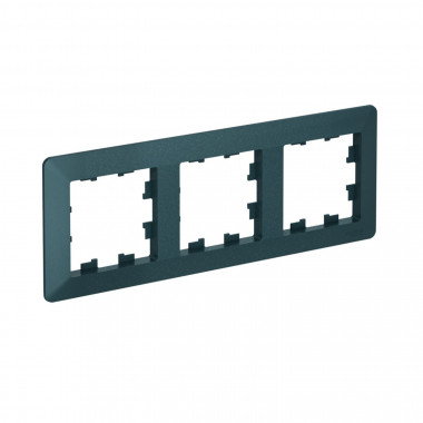 Рамка на 3 поста Systeme Electric AtlasDesign Air изумруд — Multielectrika