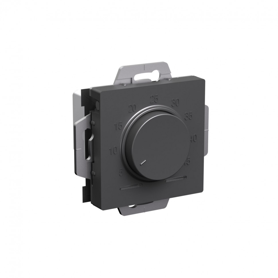 Термостат для теплого пола Systeme Electric AtlasDesign 10A, базальт фото 1 — Multielectrika