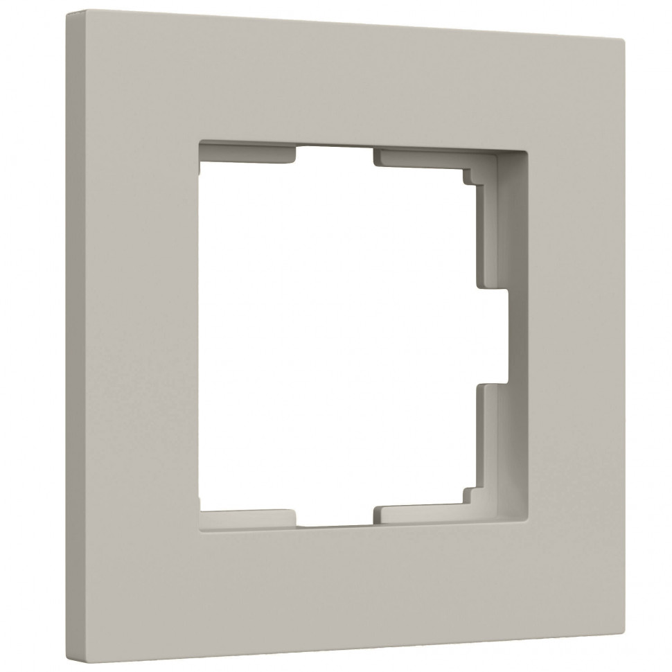 W0012917/ Рамка на 1 пост Slab (дымчатый софт) W0012917 фото 1 &mdash; Multielectrika