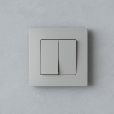 W0012917/ Рамка на 1 пост Slab (дымчатый софт) W0012917 &mdash; Multielectrika