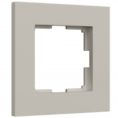 W0012917/ Рамка на 1 пост Slab (дымчатый софт) W0012917 &mdash; Multielectrika