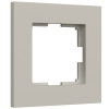 Рамка на 1 пост Slab дымчатый софт W0012917 фото 1 &mdash; Multielectrika