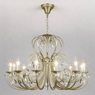 Люстра с хрустальным декором 3305/12 &mdash; Multielectrika