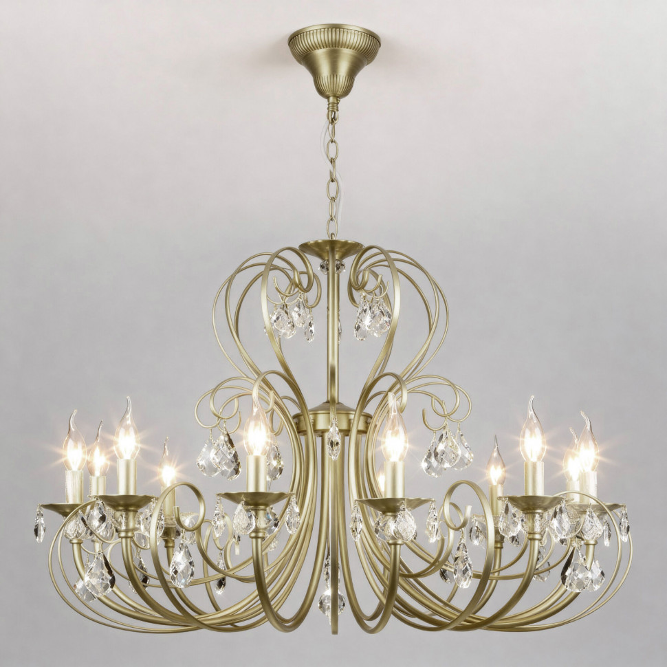 Люстра с хрустальным декором 3305/12 фото 1 &mdash; Multielectrika