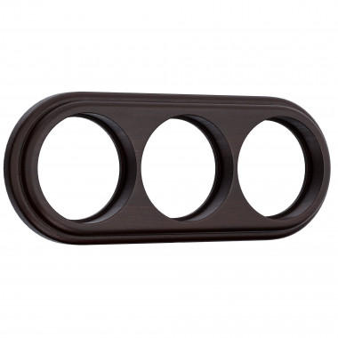 Рамка на 3 поста венге W0035226 — Multielectrika