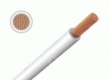 Провод электрический ПуГВнг(А)-LS (ПВ-3) ГОСТ белый 1х4 ЦВЕТЛИТ &mdash; Multielectrika