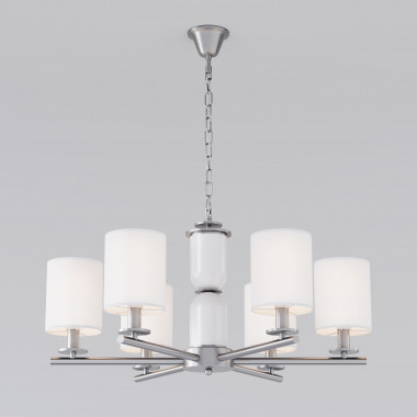 Умная подвесная люстра 60146/6 никель — Multielectrika