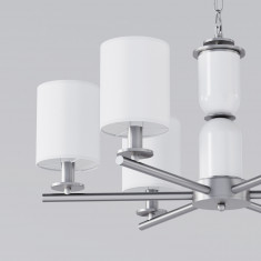 Умная подвесная люстра 60146/6 никель &mdash; Multielectrika