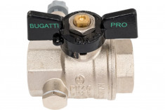 Шаровой кран Bugatti 332 PRO G1" DN25 PN40 T+185 03320066 &mdash; Multielectrika