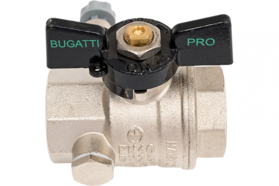 Шаровой кран Bugatti 332 PRO G1" DN25 PN40 T+185 03320066 фото 1 &mdash; Multielectrika