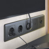 Накладка для розетки USB (графит рифленый) W1179504 фото 2 &mdash; Multielectrika
