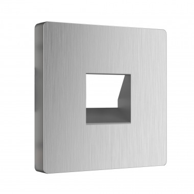 Накладка для RJ11 (серебряный рифленый) WL09-RJ-11-CP — Multielectrika