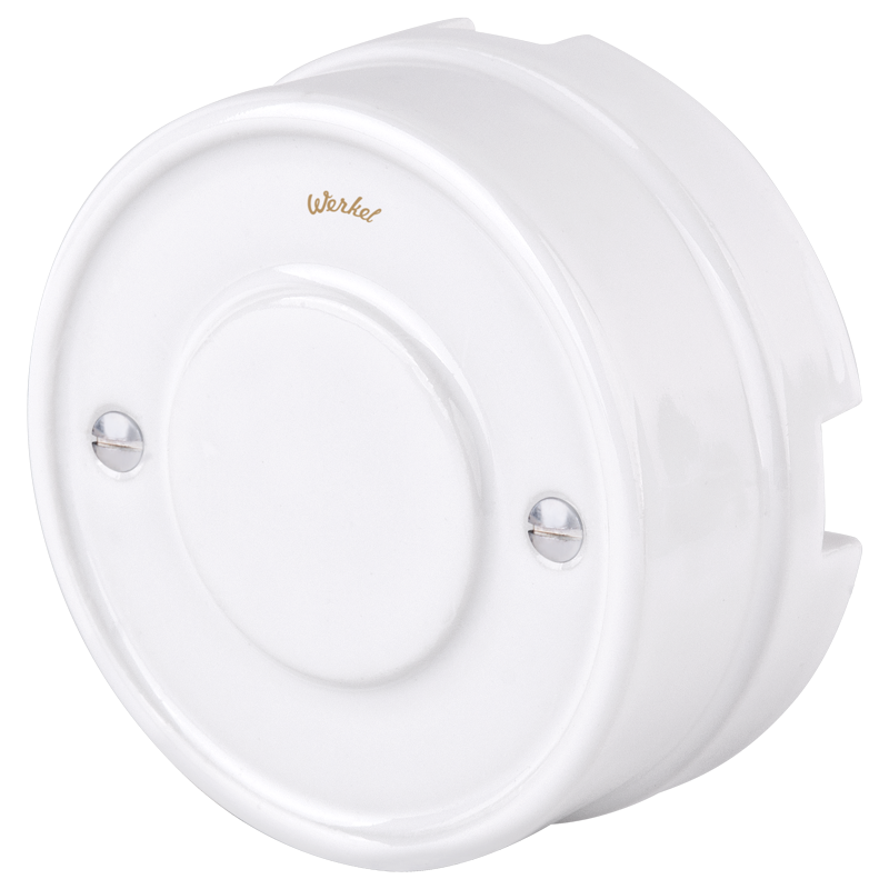 Распределительная коробка белая ретро W6411201 фото 1 &mdash; Multielectrika