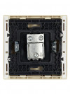 IEK FORTE&PIANO Розетка TV проходная FP429 ваниль, FP-A10-P-K10 фото 3 &mdash; Multielectrika