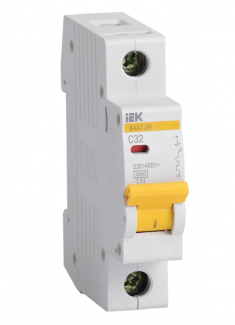 Автоматический выключатель ВА47-29 1Р 32А 4,5кА характеристика С IEK MVA20-1-032-C &mdash; Multielectrika