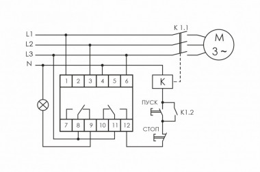 Реле контроля наличия, асимметрии фаз и чередования фаз CKF-318-1 — Multielectrika